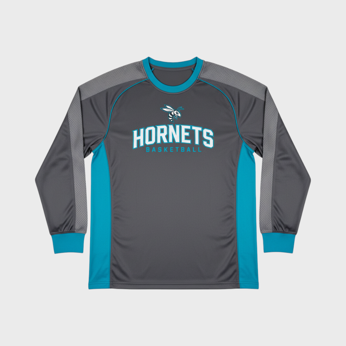 Camiseta Basketball Hornets gris