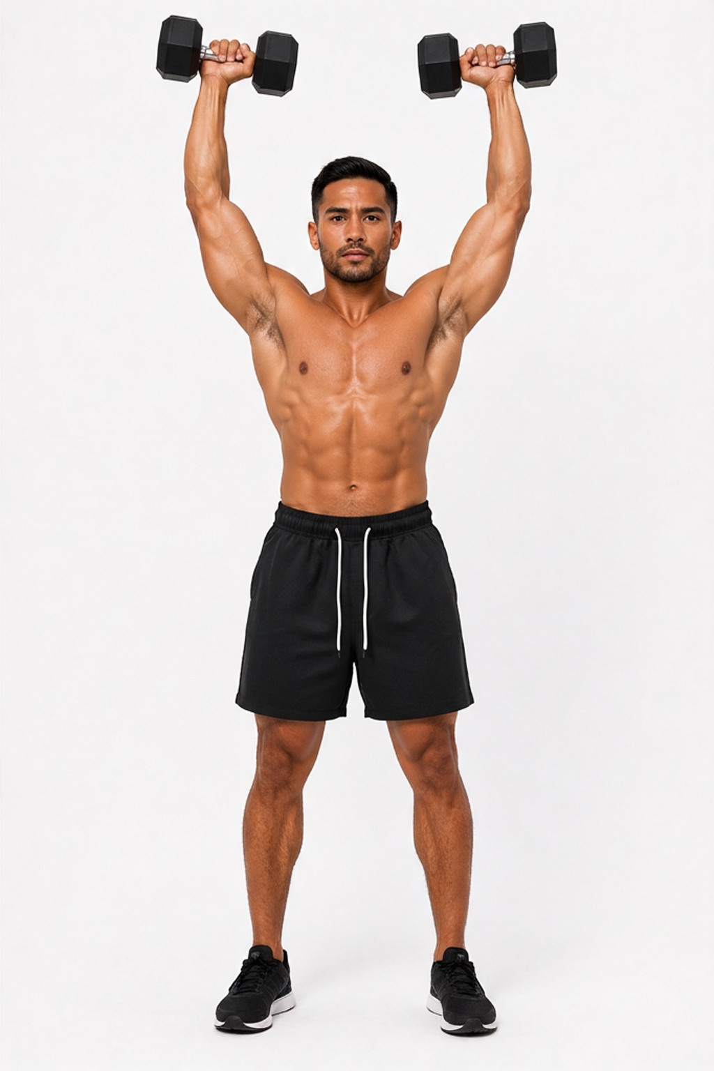 Shorts deportivos negros