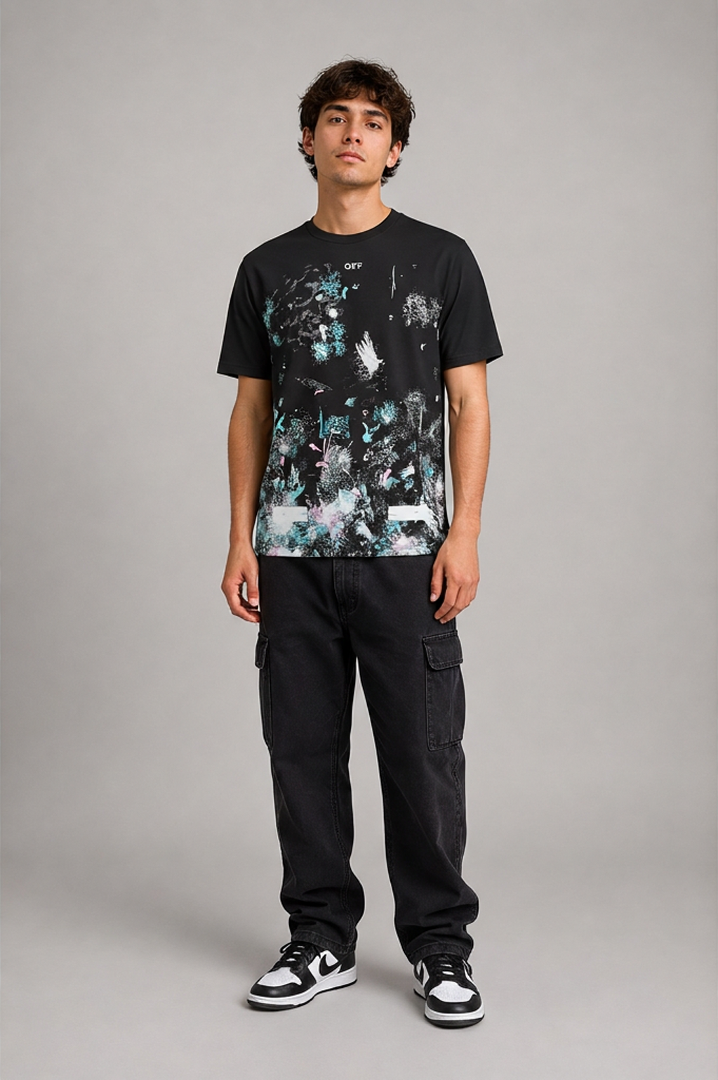 Camiseta OFF estampada negra